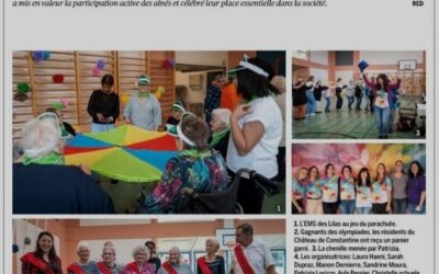 Olympiades colorées pour les aînés